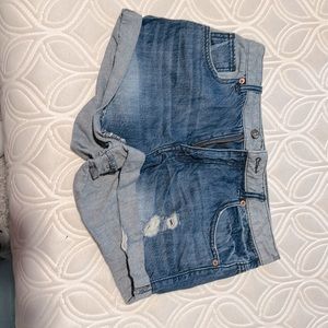 Premium denim shorts